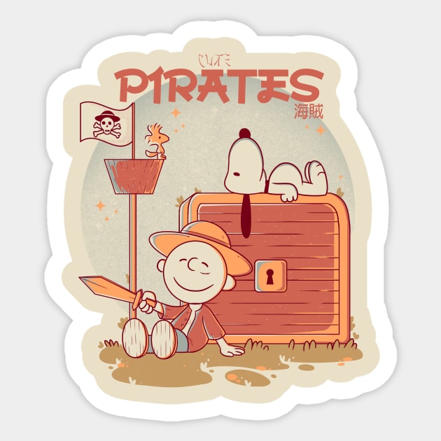 Cute Pirates Sticker by Eoli Studio